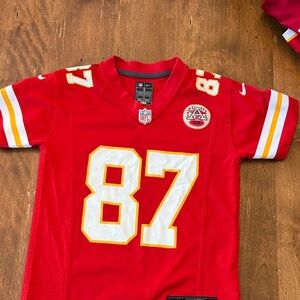 NFL Youth Red and Gold Jersey